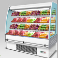 standing display cooler supermarket freezer with transparent glass door